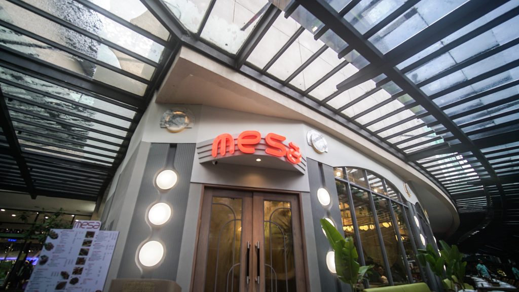 The entrance of MESA Greenbelt 5 in Makati