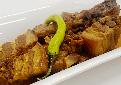 Chicken Pork Adobo sa Atsuete