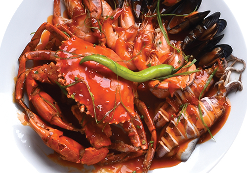 Crab in Chili Sauce