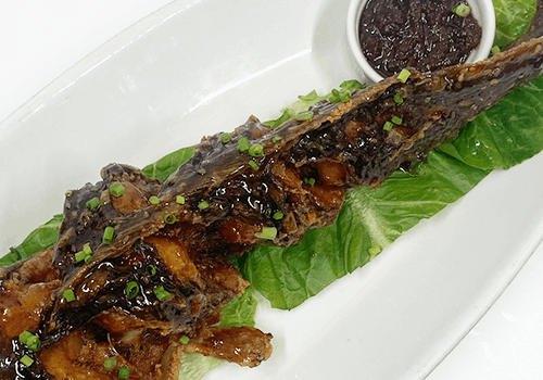 Hito Pan-fried with Sweet Soya Glaze