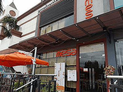 MESA storefront at Calle Bistro