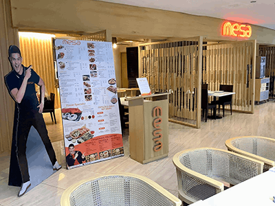 MESA restaurant entrance at Eastwood Mall
