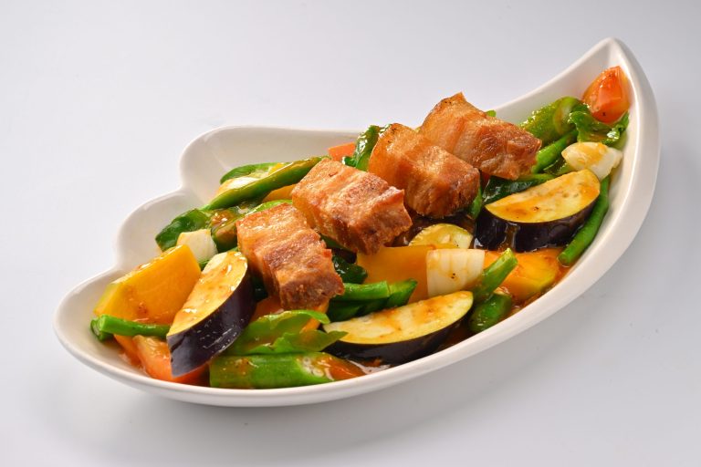 Pinakbet with Crispy Pork