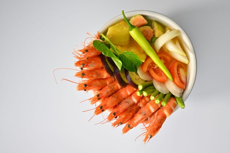Sinigang in Pineapple and Guava Hipon